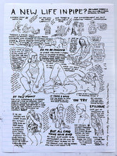 Load image into Gallery viewer, NEW LIFE IN PIPE Art Print on Vintage School Paper 8” x 10” (Edition of 7 total)