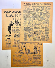 Load image into Gallery viewer, YOU NO SAVE IN L.A. RIVER Art Print on Canvas Texture Vintage Paper 8.5” x 11”