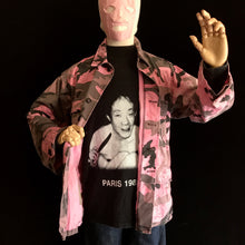 Load image into Gallery viewer, Vintage The Hiding Man™ All Over Pink Camo Army Jacket 1/1 Hand Illustrated Coat