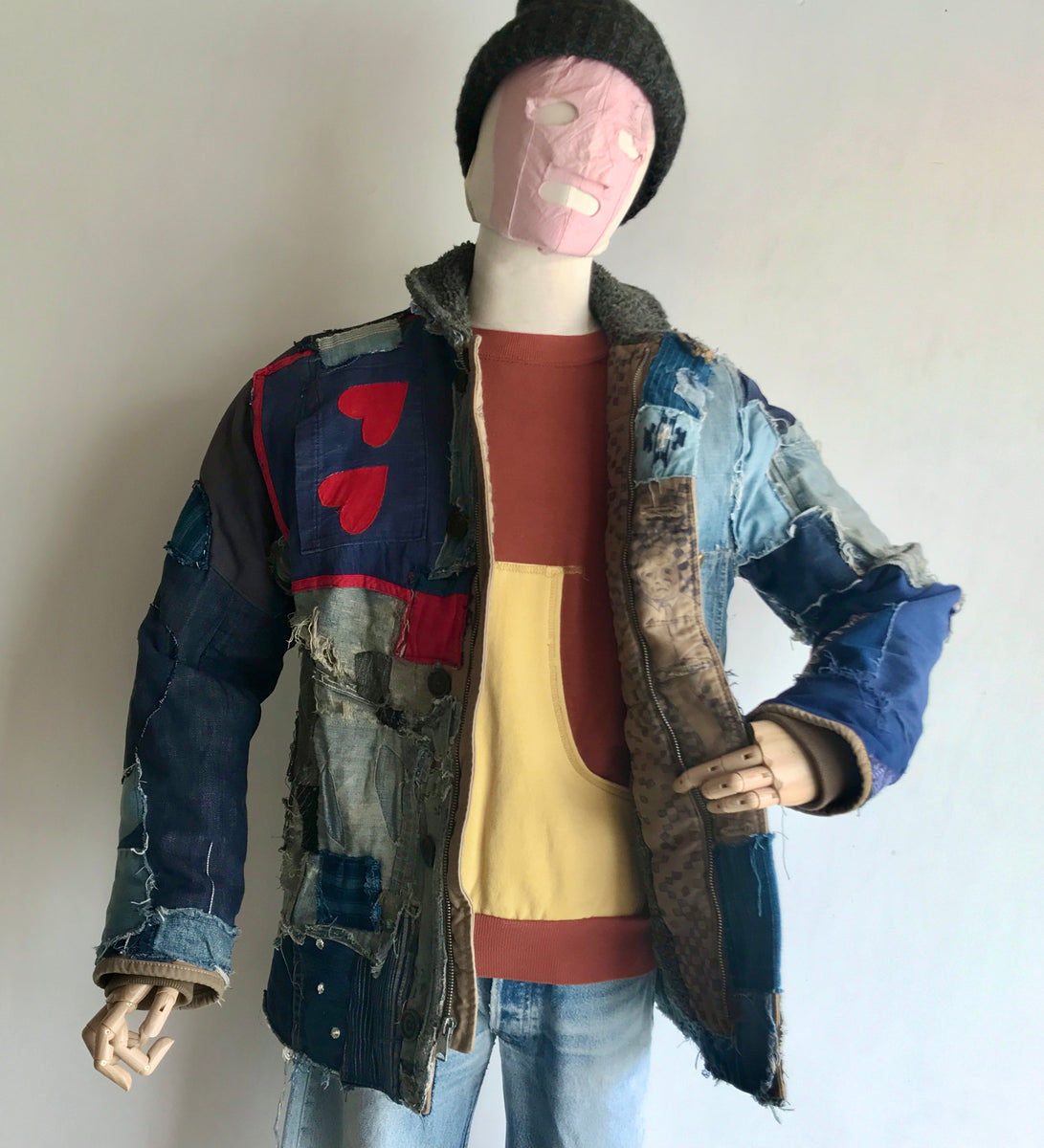 RED EAR 14SS Indigo Patchwork Worker JKT2casaのpaulsmith - Gジャン