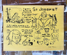 Load image into Gallery viewer, I Go To Burbank Poster - Limited Edition ( #d /5 ) Signed Art Print on Vintage Paper