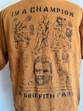 Load image into Gallery viewer, Griffith Park Champion 10th Anniversary Sweatshirt Med/Large 23x26 (Brown)