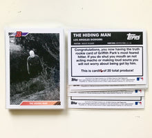 Load image into Gallery viewer, Signed 1992 Bowman The Hiding Man Rookie Card - 4 Total Issued