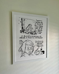 BIG PRINT " I GO TO BURBANK " - 16"x20" Limited Edition /10 Signed Art Print on Heavy Archival Paper