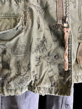 Load image into Gallery viewer, Vtg Hand Illustrated Secrets of The Griffith Park Hiding Man M-1951 Army Jacket Large 1-of-1 Original