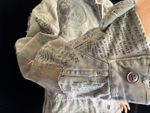 Load image into Gallery viewer, Vtg Hand Illustrated Secrets of The Griffith Park Hiding Man M-1951 Army Jacket Large 1-of-1 Original