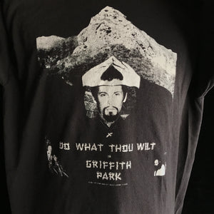 Vintage Do What Thou Wilt in Griffith Park With Anton LaVey Long Sleeve Shirt 22x30 Medium