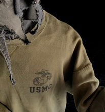 Load image into Gallery viewer, Vintage 80s You No Save In L.A. River USMC Crewneck Sweatshirt 27x27 X-Large XL