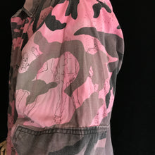 Load image into Gallery viewer, Vintage The Hiding Man™ All Over Pink Camo Army Jacket 1/1 Hand Illustrated Coat