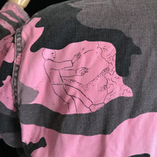 Load image into Gallery viewer, Vintage The Hiding Man™ All Over Pink Camo Army Jacket 1/1 Hand Illustrated Coat