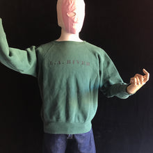 Load image into Gallery viewer, Vintage L.A. River aka I Got Got Crew Neck 1960s Athletic Sweatshirt (Forest Green) 22x24 Medium