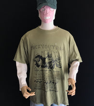 Load image into Gallery viewer, Vintage 90s Griffith Park Fuck You Tram Thrashed Sun Faded T-Shirt 23x28 Large XL