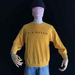 Vintage L.A. River aka I Got Got Crew Neck Sweatshirt (Canary) 22x22 Medium