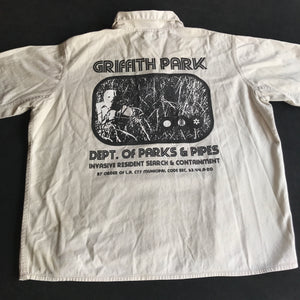 Vintage DPP Griffith Park Hiding Man French Chore Jacket (Ivory) 24x25 Medium Large
