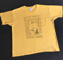 Load image into Gallery viewer, Vintage Watch Carfull Pocket T-Shirt (Yellow) 23x25 Medium Large