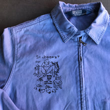 Load image into Gallery viewer, Vintage I Go To Burbank / Beware In Burbank 90s Polo Dad Jacket 22x26 Medium