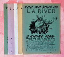 Load image into Gallery viewer, You No Save In L.A. River Poster - Limited Edition ( #d /6 ) Signed Art Print on Vintage Paper