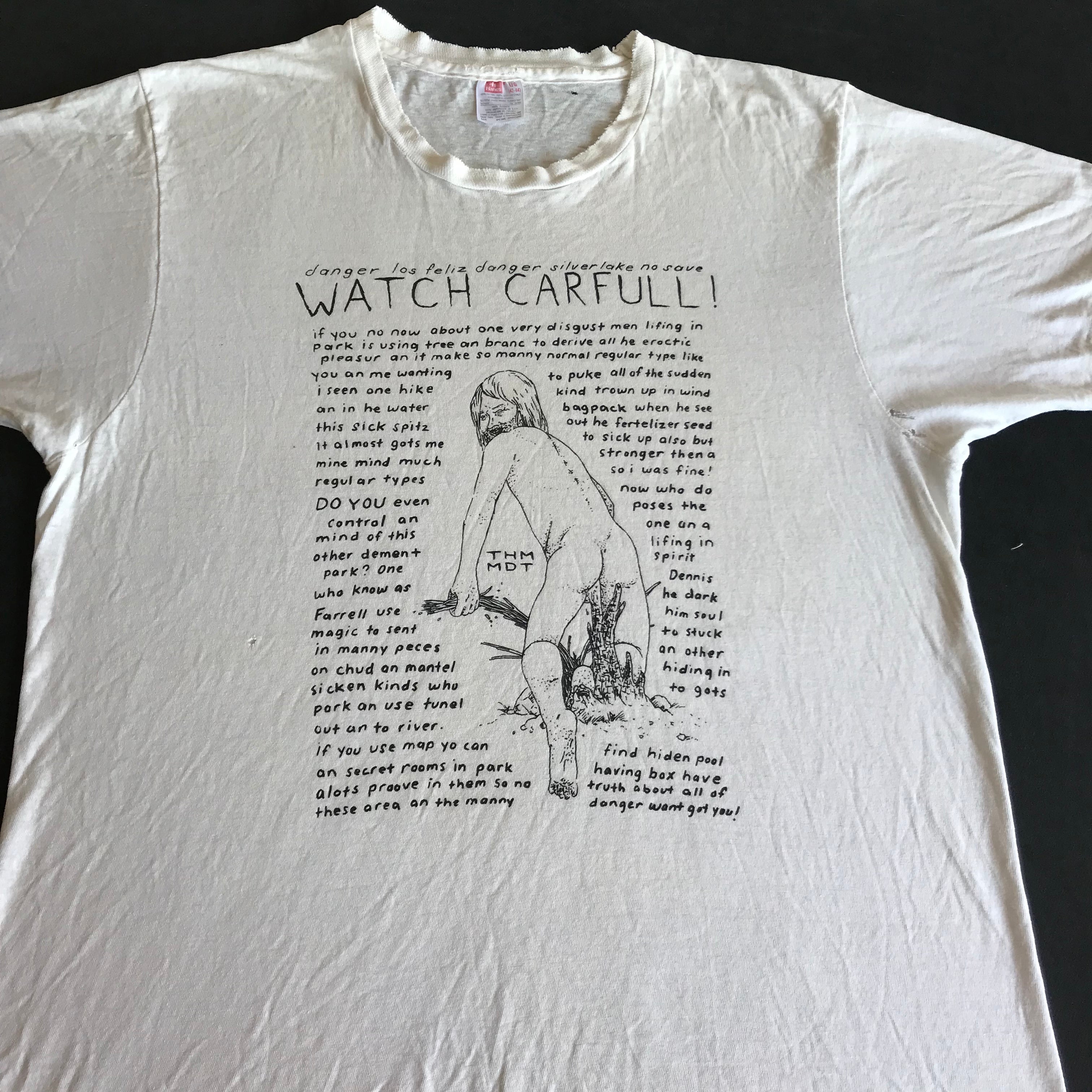 Vintage Watch Carfull Griffith Park Sickness T-Shirt (Thrashed