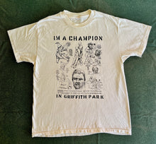 Load image into Gallery viewer, Vtg Griffith Park Champion 10th Anniversary T-Shirt Med/Lg 22x28 (Cream)