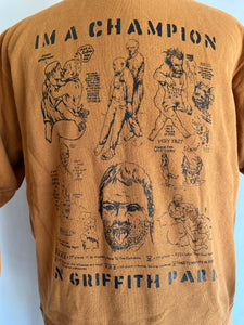 Griffith Park Champion 10th Anniversary Sweatshirt Med/Large 23x26 (Brown)